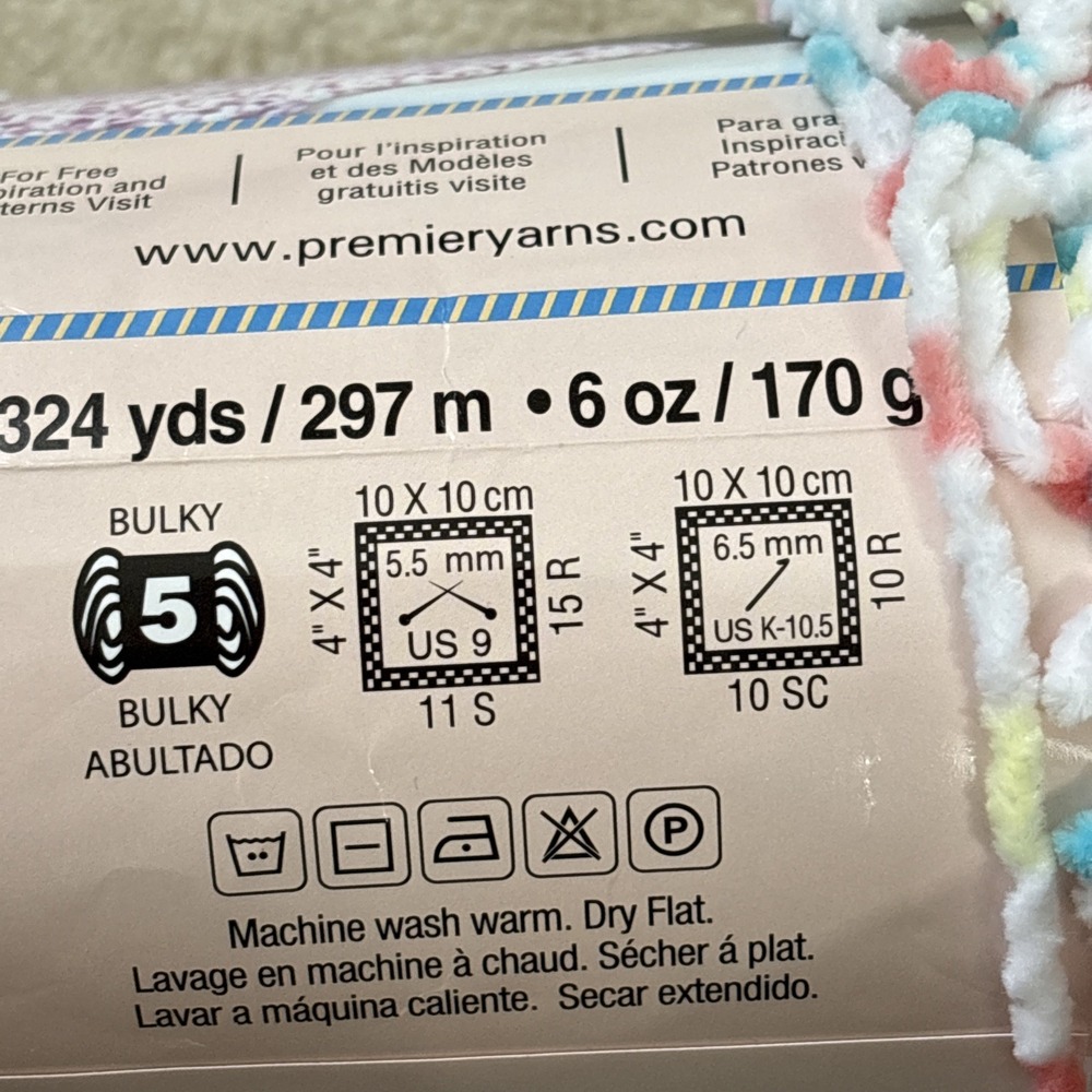 Premier Yarns Parfait Flavors Birthday Cake 6 oz 324yds - Picture 3 of 4